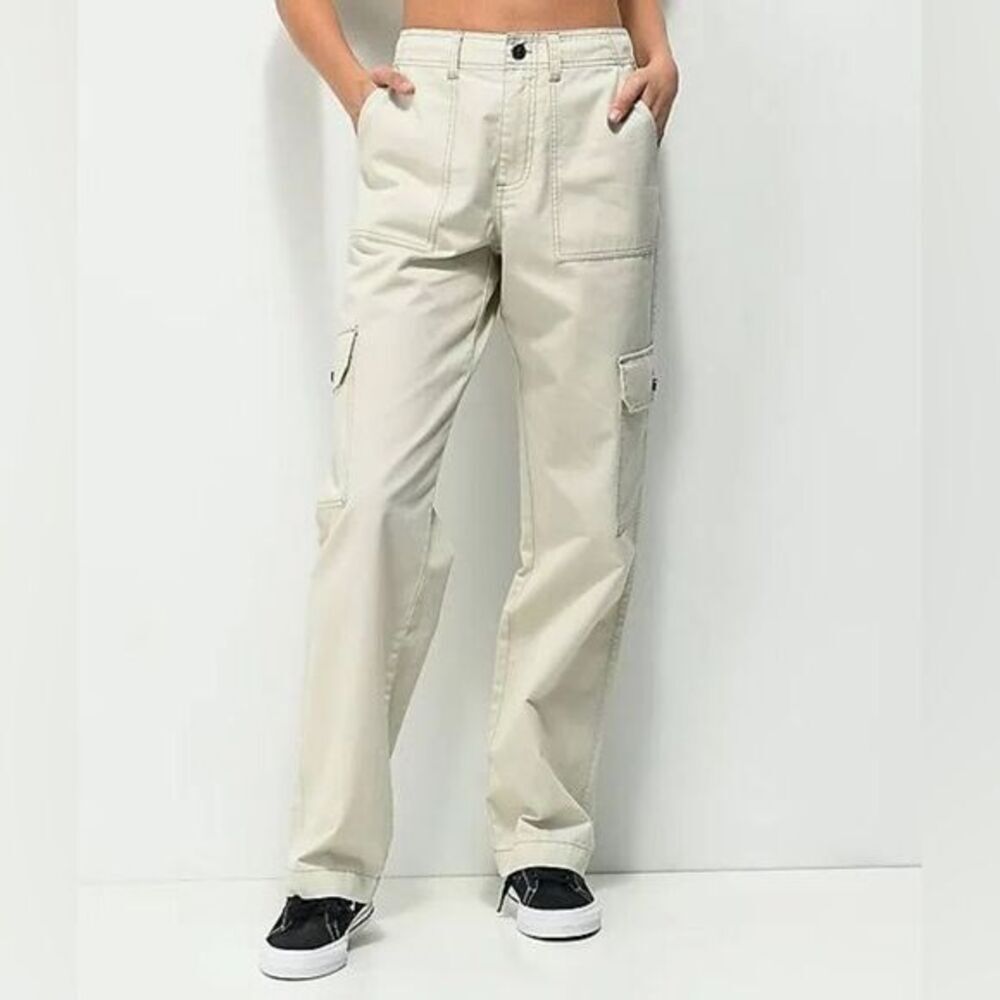 Monet Skateboards | Size Small “Othello” Birch‎ Beige Cargo Skate Utility Pants - Picture 2 of 13